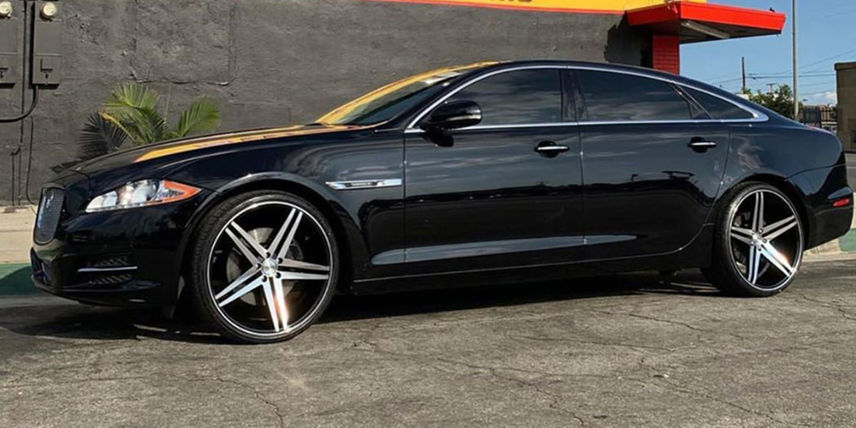 Jaguar XJ with Verde Wheels V39 Parallax