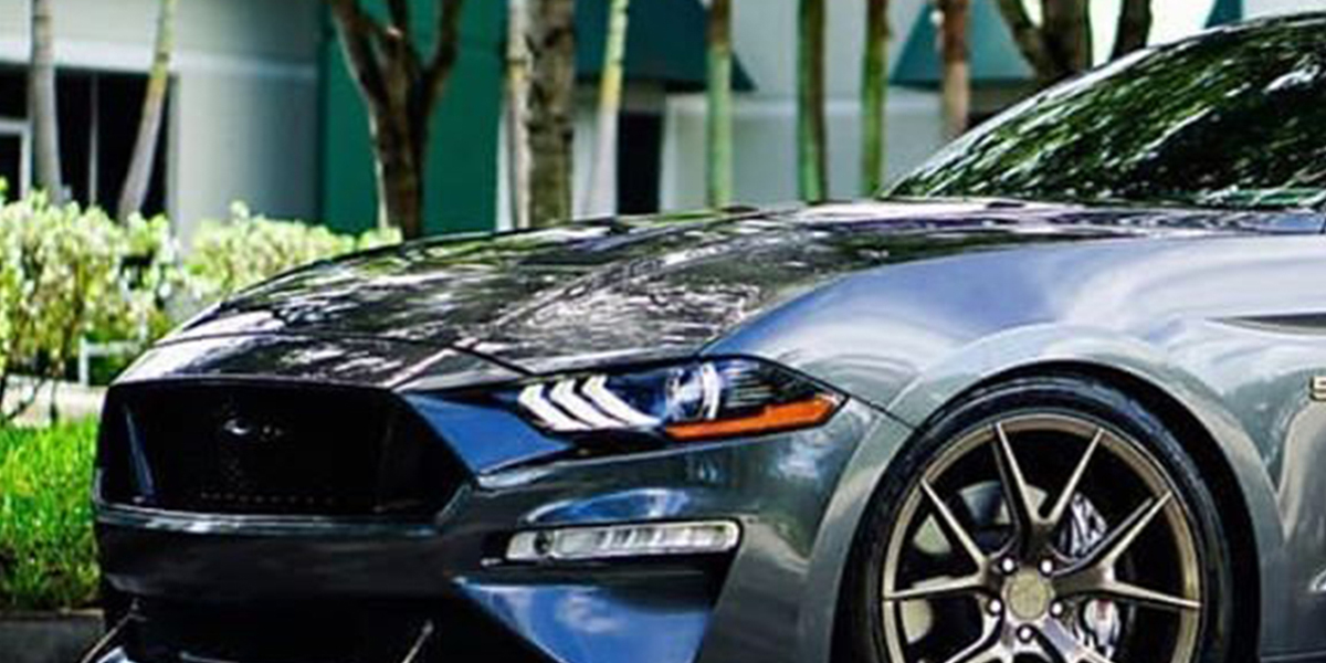 Ford Mustang with Verde Wheels V99 Axis