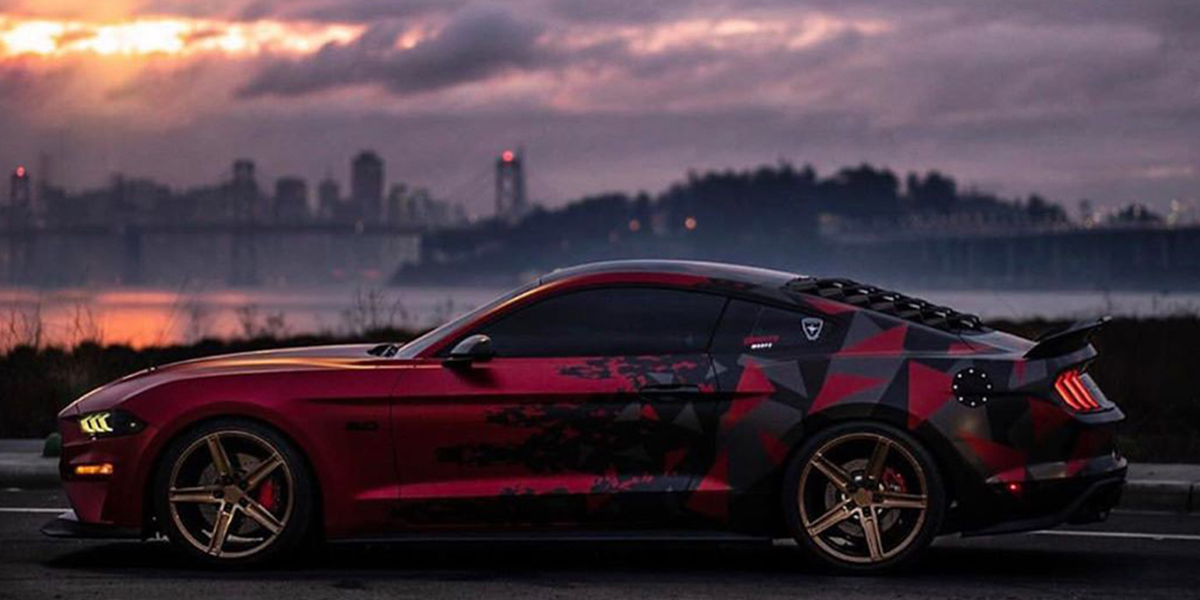 Ford Mustang with Verde Wheels V09 Spry